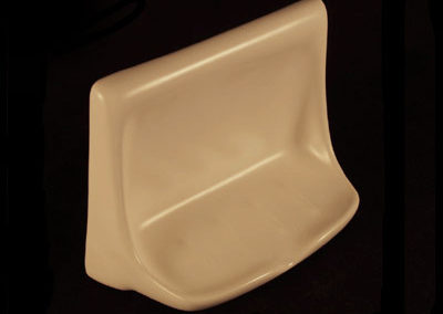 H-46FB Soap Dish 4×6 w/Lip Flatback